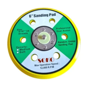Soko Pneumatic Sanding Pad 152.4mm (6 Inch)